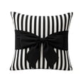thumbnail image 3 of Talqzovs Black and White Striped Throw Pillows , 14 X 14 Bow Throw Pillows Decorative Pillows Decorative Cushion for Bedroom, Living Room, 3 of 7