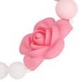 thumbnail image 3 of Colgante en forma de rosa para bebé, collar de dentición masticable, pulsera de dentición con cuentas de silicona, anillo de juguete para bebé, 3 of 8