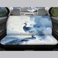 thumbnail image 3 of CHAQLIN Chinese Peacock Cloud Print, Soft Rear Bench Seat Covers Set of 2 Non-Slip Durable Back Seat Protectors for Car Interior Auto, 3 of 7