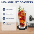 thumbnail image 5 of 4PCS Coasters,Coasters for Table,Non-Slip Heat  Coasters for All Cups,for Homes & Bars, 5 of 7