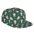 thumbnail image 2 of Uemuo Cute Shiba Pattern Women's Baseball Cap,Straight Brim Hat,Golf Dad Hat,Travel Hat,Sun Protection Cap,Everyday Accessory, 2 of 9