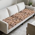 thumbnail image 2 of TSOVTHRID Dachshund Dog Chocolate Coffee Print Couch Cushion Covers for Pets, Non Slip Washable Sofa Seat Cover for Dogs 3 Pieces Soft Stretch Sofa Cushion Slipcovers with Elastic Bottom, 2 of 7