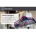 thumbnail image 5 of DecorRack Non Slip Velvet Clothing Hangers, 10 Pack, Beige, 5 of 6