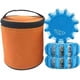 thumbnail image 1 of Potente baliza LED naranja, luz estroboscópica para coche, baliza para tractor agrícola, baliza LED plana alimentada por batería, luz intermitente magnética inalámbrica, iluminación de, 1 of 6