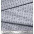 thumbnail image 2 of Soimoi Velvet Fabric Stencil Floral Printed Craft Fabric by The Yard 58 Inch Wide, 2 of 3