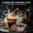 thumbnail image 3 of Sendoger Design Cœur 230ml/7.8oz Grande Tasse Taille Dosettes Réutilisables pour Nespresso Vertuo Pop & Next - Capsule Rechargeable en Acier Inoxydable avec Couvercle en Silicone, 3 of 8