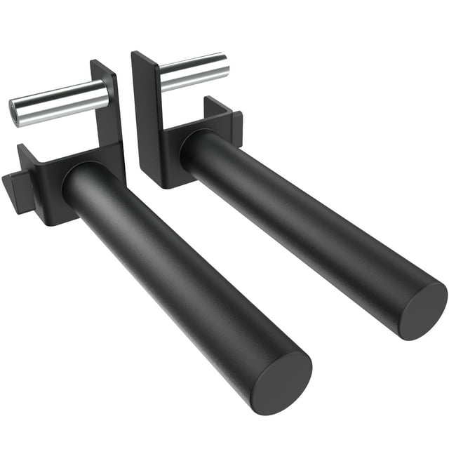 Synergee Support de Rangement pour Disques de Poids pour Supports Power 2x3 et Squat. Convient aux Trous de 1 Pouces et 5/8 Pouces. Porte-Dos Olympique Monté sur Rack pour un Rangement de Poids Organisé.