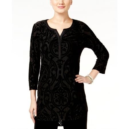 Burnout Velvet Kimono - ALFANI $80 NEW 20862 Velvet Burnout Blouse Womens Top S