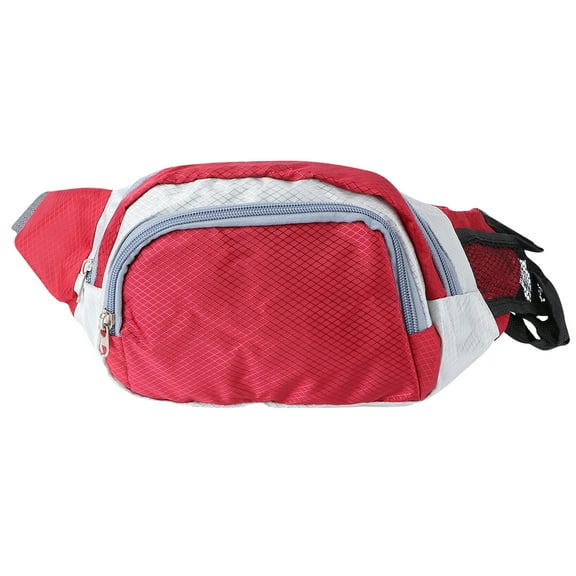 Zoyueyie Women Men Small Wasit Bag Fashion Portable Chest Bag Oxford Cloth Waterproof Pack Bum Bag for Outdoor Beach Sports Travel Party (Red)