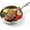 Without Lid, variant on Titanium Hammered Pan Pro, Thickened Titanium Frying Pan Suitable for All Types of Stoves (Without Lid, 22cm)
