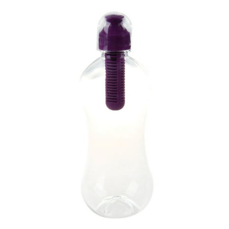 

550ML Outdoor Water Hydration Filter Filtered Drinking Purple