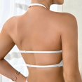 thumbnail image 4 of Iugvhana Seamless Bras for Women Open Back Wireless Bra Full Coverage Push-Up Bra Adjustable Straps Lifitng Comfortable Everyday Bra White L, 4 of 6