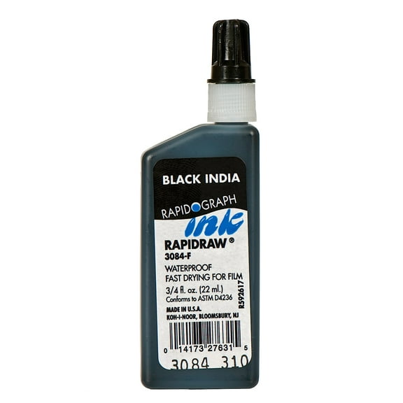 Technical Inks rapidraw ink, black, 3/4 oz. (pack of 3)