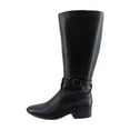 thumbnail image 2 of Naturalizer Rory Wide Calf Women's Boots Black Leather Size 9.5 W, 2 of 8