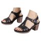 thumbnail image 2 of WILLBEST Sandalias De Plataforma Para Mujer, De Tacón Alto, Cómodas, Informales, Elegantes, Con Punta Abierta, Para Verano, Playa, Vacaciones, Trabajo, Citas, Fiestas, 2 of 8