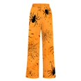 thumbnail image 3 of Halloween Sweatpants for Women Lightweight Running Sport Printed Halloween Wide Leg Pants for Women, 3 of 6