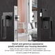 thumbnail image 1 of Cerradura de puerta ANGGREK de Seguridad de Zinc Premium negra Antirrobo, 1 of 7