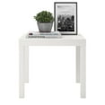 Mainstays Parsons End Table, White