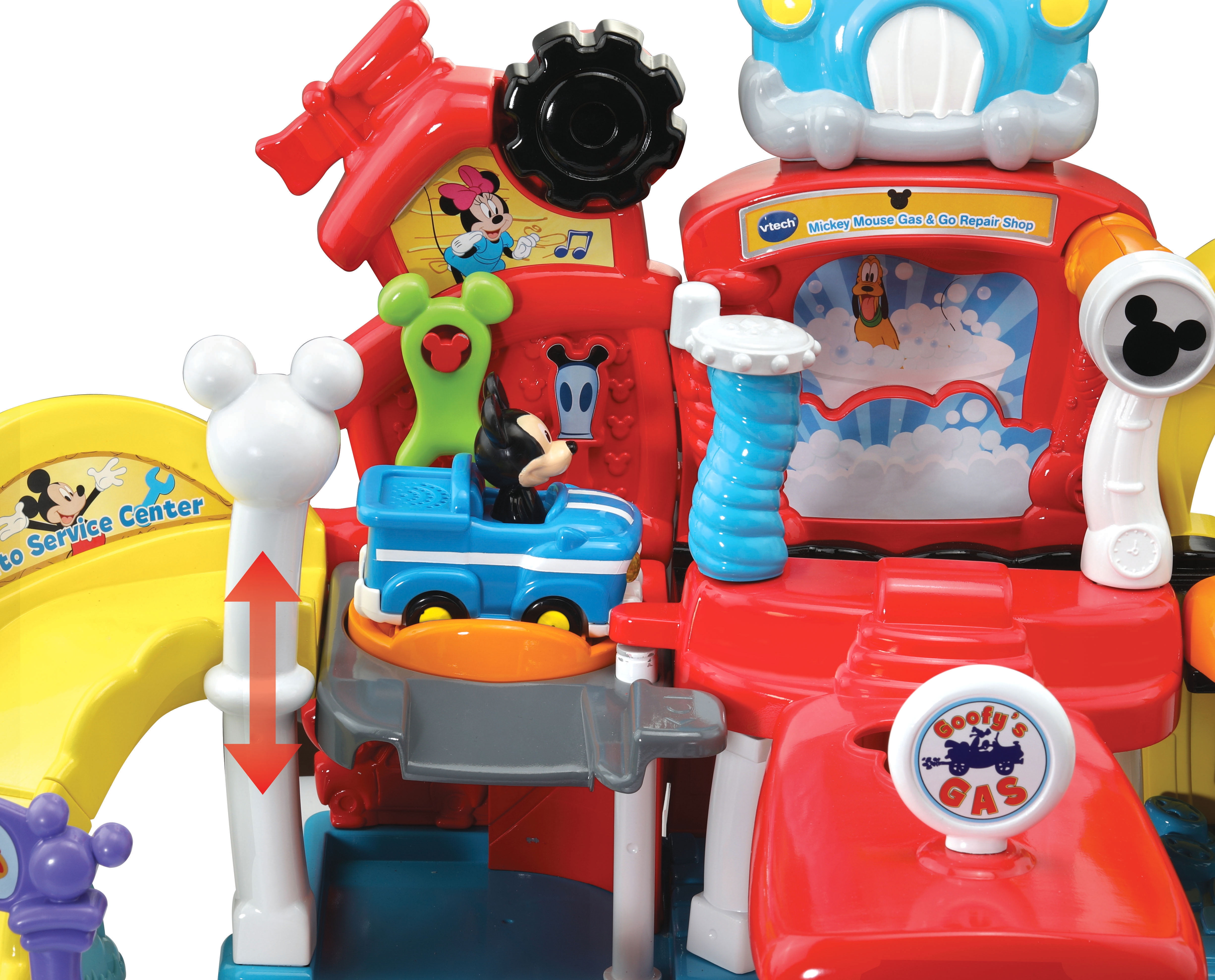 VTech Go! Go! Smart Wheels Disney Mickey Mouse Gas And Go Repair Shop