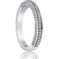 thumbnail image 3 of MyDiamondBox 3/8 Carat Total Weight (cttw) 10K White Gold Bridal Wedding Ring with White Diamonds - For Women (Ring Size: 6), 3 of 3