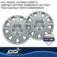 Coast To Coast IWCB811115S 9 Spoke Gloss Painted 15" Wheel Cover
