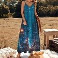 thumbnail image 2 of City Neon Streetview Night at Night Design Sleeveless Dress Woman Fashion Long Dresses Women's Summer Suit Dress 2025, 2 of 7