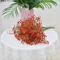 thumbnail image 2 of ¡Venta caliente! 10 piezas de flores falsas Gypsophila ramo de flores de otoño artificiales para decoración, flor de seda real para bodas, Navidad, fiesta de bricolaje, hogar, jardín, oficinas, 2 of 7