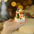 thumbnail image 5 of casas de navidad en oferta Christmas Village House with Colorful Lights, Lighting Up Christmas Resin House Battery Operated Christmas Scene Village Houses Christmas Decorations, 5 of 5
