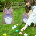 thumbnail image 6 of NSESSHome Easter Basket Rabbit Buckets Easter Tote Bags, Easter Egg Hunt Basket with Handle, Easter Bunny Baskets for Boys and Girls, Gnome Bunny Bags Buckets for Party Gifts, 6 of 6