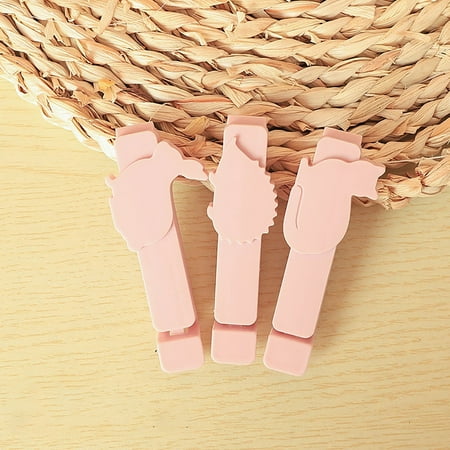 

Ykohkofe Creative Sealing Clip Food Sealing Bag Clip Sealer Snack Clip Coffee Clip Food Sealing Clip 3pc