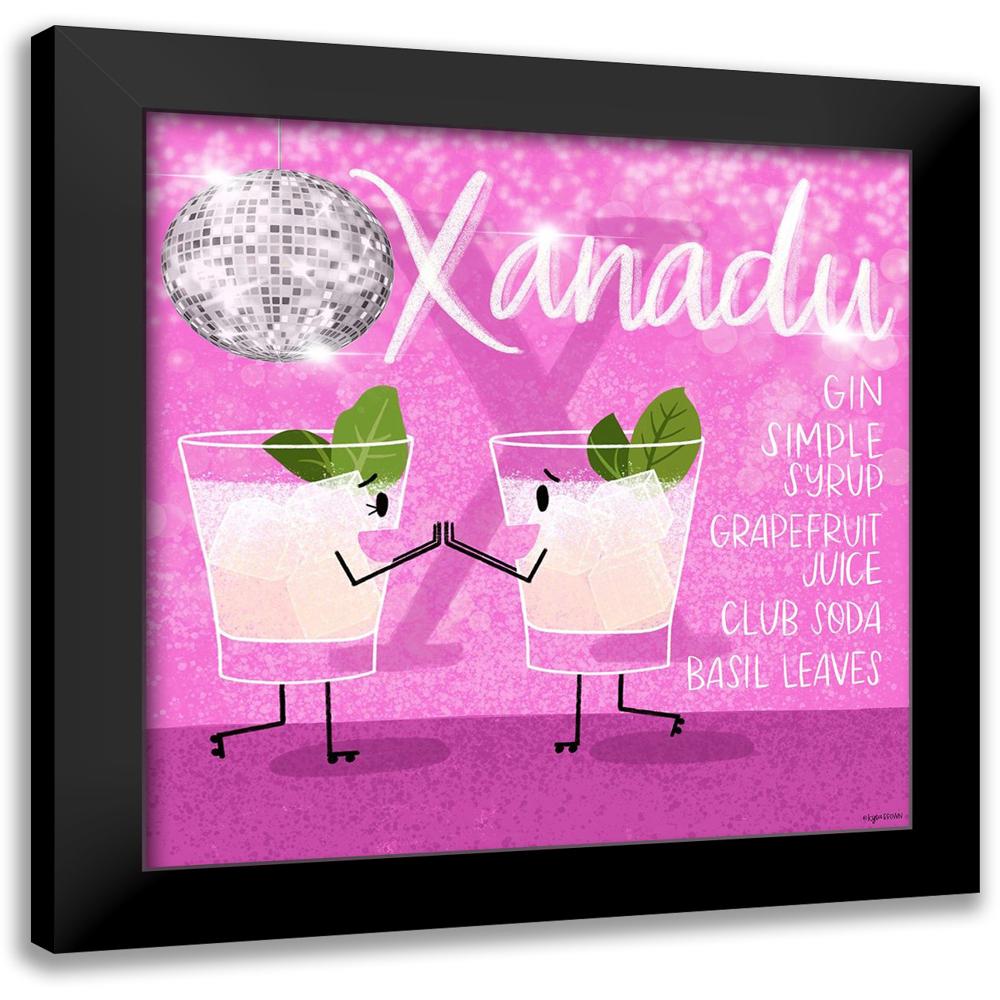 Brown, Kyra 15x15 Black Modern Framed Museum Art Print Titled