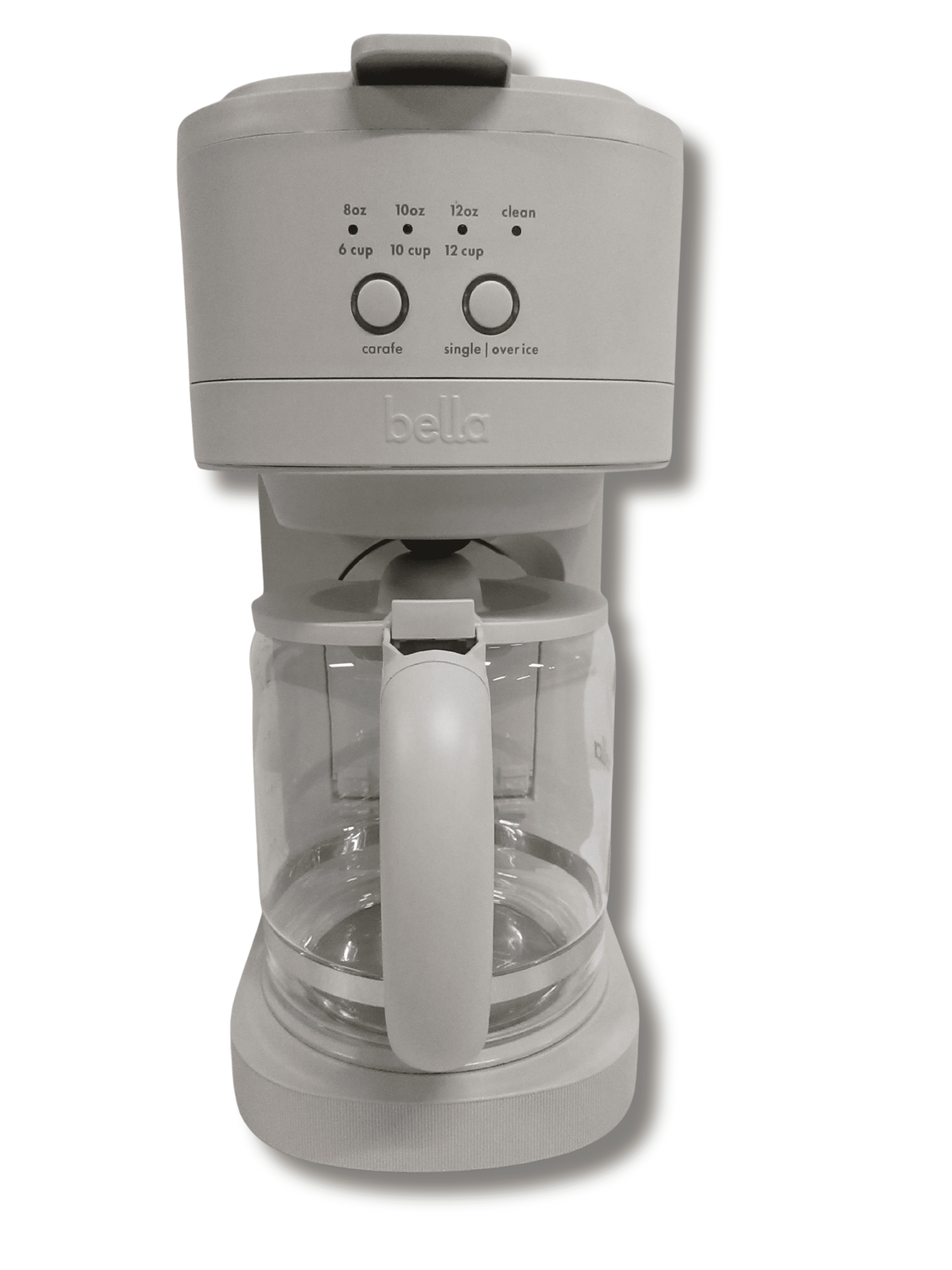 BELLA VersaBrew 2-in-1 Coffee Maker, K-Cup Compatible, Single Serve & 12-Cup Carafe Brewer, Iced Coffee Function, 61oz Water Reservoir, Oatmilk