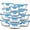 Green Transparent Lid with Air Vent, variant on TechGen Premium Borosilicate Glass Food Storage Containers With Snap Locking Lids, 20 Pack (10 Containers + 10 Lids)