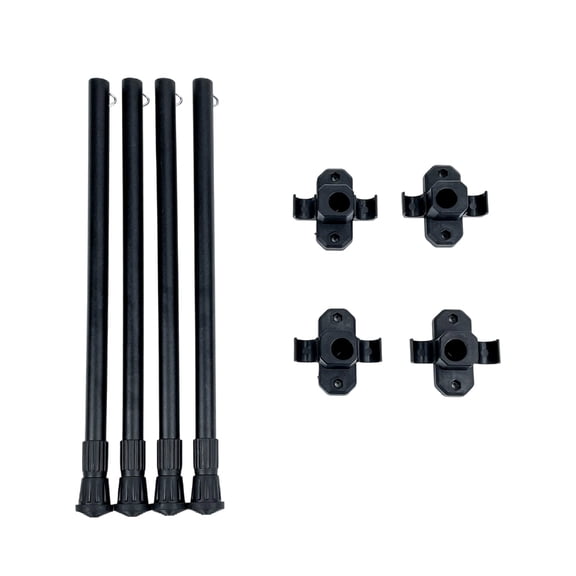 Telescoping Metal Table Base Quick Disassembly Nonslip Desk Feet Nonslip