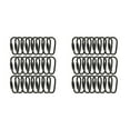 thumbnail image 4 of Paquete de 24 mosquetones Advancent con anillo en D para llavero Plata, 4 of 6