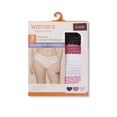 thumbnail image 4 of Warners® Blissful Benefits Women's Dig-Free Comfort Mid Waist Microfiber Hipster With Lace 3-Pack S-3XL, 4 of 5