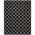 thumbnail image 2 of Safavieh Dhurries Brad Geometric Area Rug, Black/Ivory, 10' x 14', 2 of 11