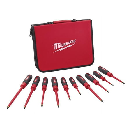 UPC: 0045242293742 | Milwaukee 48-22-2210 10 Pc Insulated Screwdriver Set