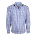 thumbnail image 2 of Berlioni Italy Men's & Boy's Father & Son Checkered Plaid Dress Shirt, 2 of 4