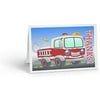 Stonehouse Collection Fire Truck Thank You Note Card - 10 Boxed Cards & Envelopes - USA Made