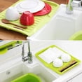 thumbnail image 2 of Estbridge 18 x 13” Kitchen Drain Board  Large Plastic Draining Tray with Side Drop Slope Diversion  Side Dish Drying Tray  Dish Drainer Drip Rack Tray with Non-Slip Base, 2 of 6