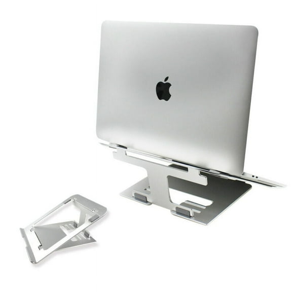 Laptop Stand, CoastaCloud Ergonomic Aluminum Laptop Holder, Adjustable Riser, Compatible with MacBook Air/Pro, Dell, HP, Lenovo All Laptops, Sliver