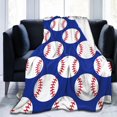 thumbnail image 1 of LHSHID American Football Cool Sport Ball Throw Blanket Soft Bed Bedding Warm Cozy Plush Flannel Fleece Blankets Gifts for Kids Boys Teens Sofa Couch Bedroom Home Decor 60x80in, 1 of 6