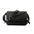 thumbnail image 2 of Large Capacity Waterproof Shoulder Bag for Work and Travel, Black Crossbody Bag with Multiple Compartments, Lightweight 11.42x8.66x3.15in Messenger Bag for Men and Women, 2 of 6
