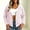 Pink, variant on IUYRTFE Women's Polka Dot Zip Up Hoodie with Pockets Drawstring Long Sleeve Casual Jacket