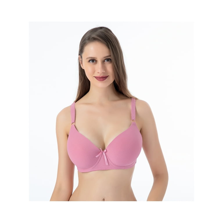 Women Bras 6 Pack of T-shirt Bra B Cup C Cup D Cup DD Cup DDD Cup 42C  (S92820)