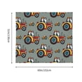 thumbnail image 3 of Sikiie Cartoon Tractor tapestry wall hanging home decor for bedrooms, living rooms, dorms 60x51in, 3 of 6