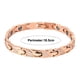 thumbnail image 2 of Elegante pulsera magnética de acero inoxidable de titanio para mujer 8,5 ajustable con eslabón gratuito, 2 of 6