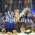 thumbnail image 4 of UYUH Merry Christmas Wall Stickers Removable Christmas Art Decals Christmas Window Stickers for Wall Office Decor Living Room Holiday Home Decor Seasonal Sticker Designs for Walls Glass Surfaces, 4 of 4