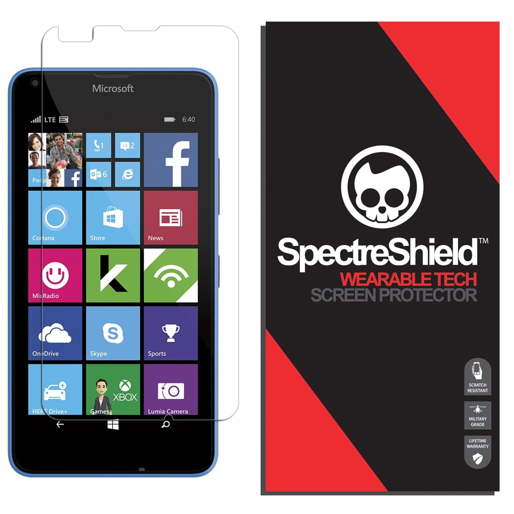Spectre Shield Protector for Microsoft Lumia 640 Case Friendly Accessories Flexible Full Coverage Clear TPU Film - Walmart.com